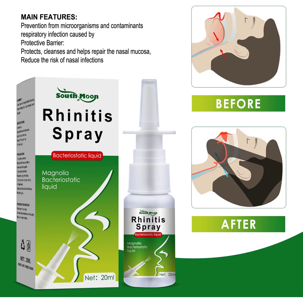 🌿 SPRAY NASAL POUR DEBOUCHER LE NEZ