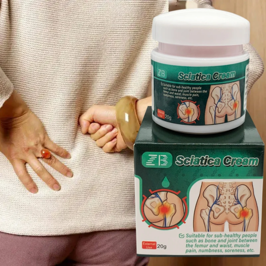 CRÈME ANTI-SCIATIQUE  Soulagement naturel & confort musculaire  ⭐⭐⭐⭐⭐ (Avis clients vérifiés)