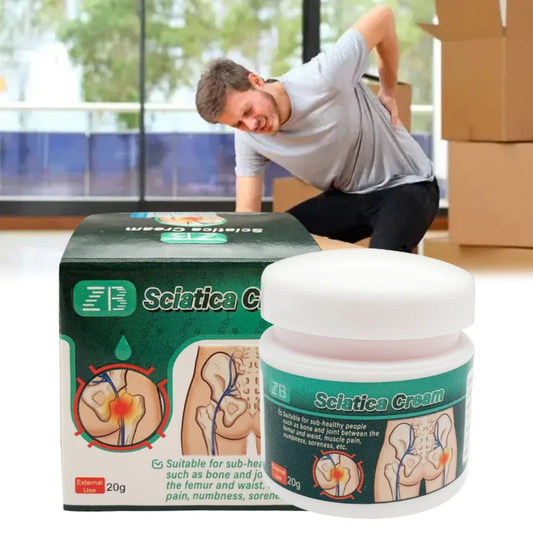 CRÈME ANTI-SCIATIQUE  Soulagement naturel & confort musculaire  ⭐⭐⭐⭐⭐ (Avis clients vérifiés)