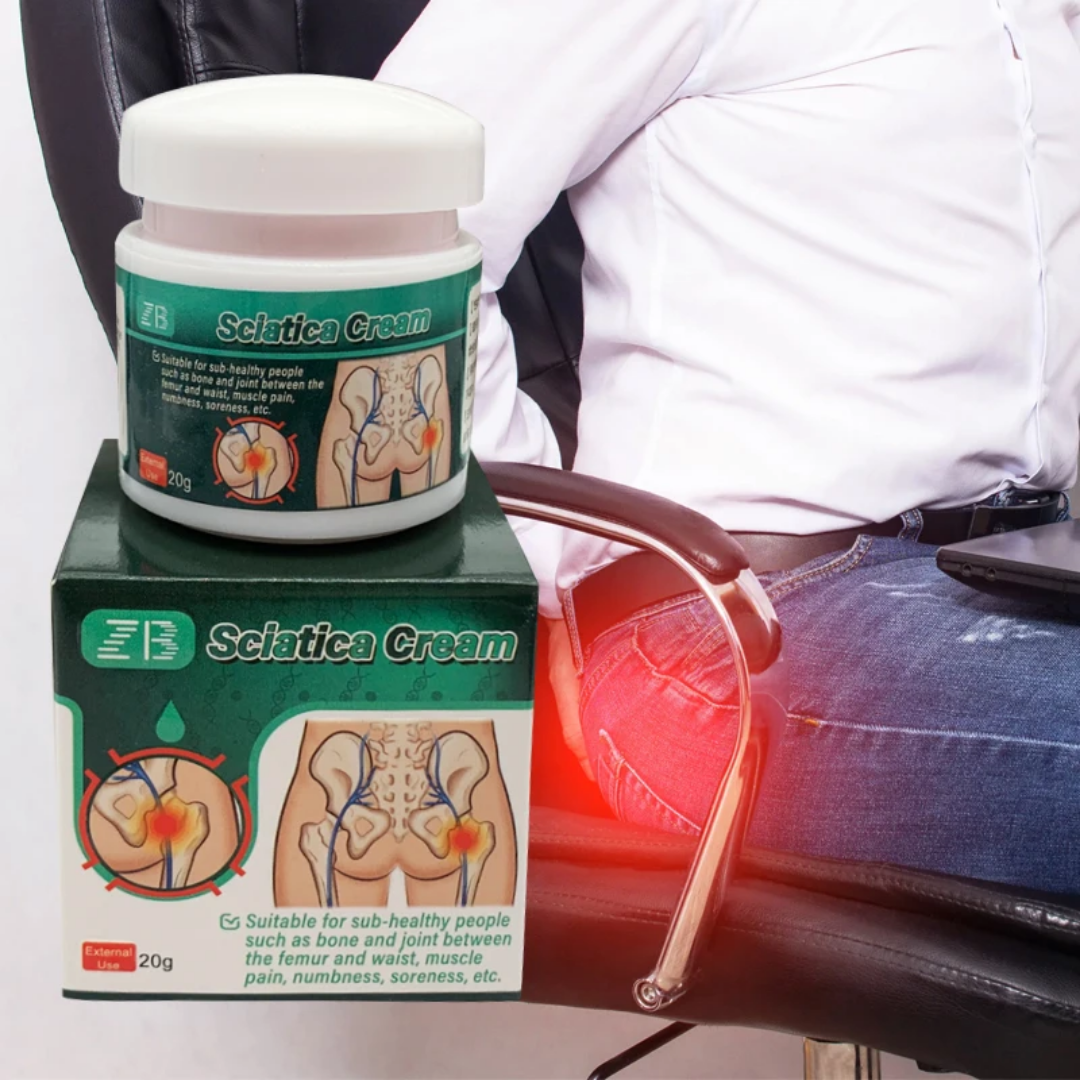 CRÈME ANTI-SCIATIQUE  Soulagement naturel & confort musculaire  ⭐⭐⭐⭐⭐ (Avis clients vérifiés)