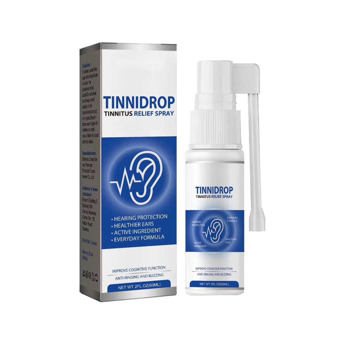 ⭐⭐⭐⭐⭐TINNIDROP — Spray de confort auditif