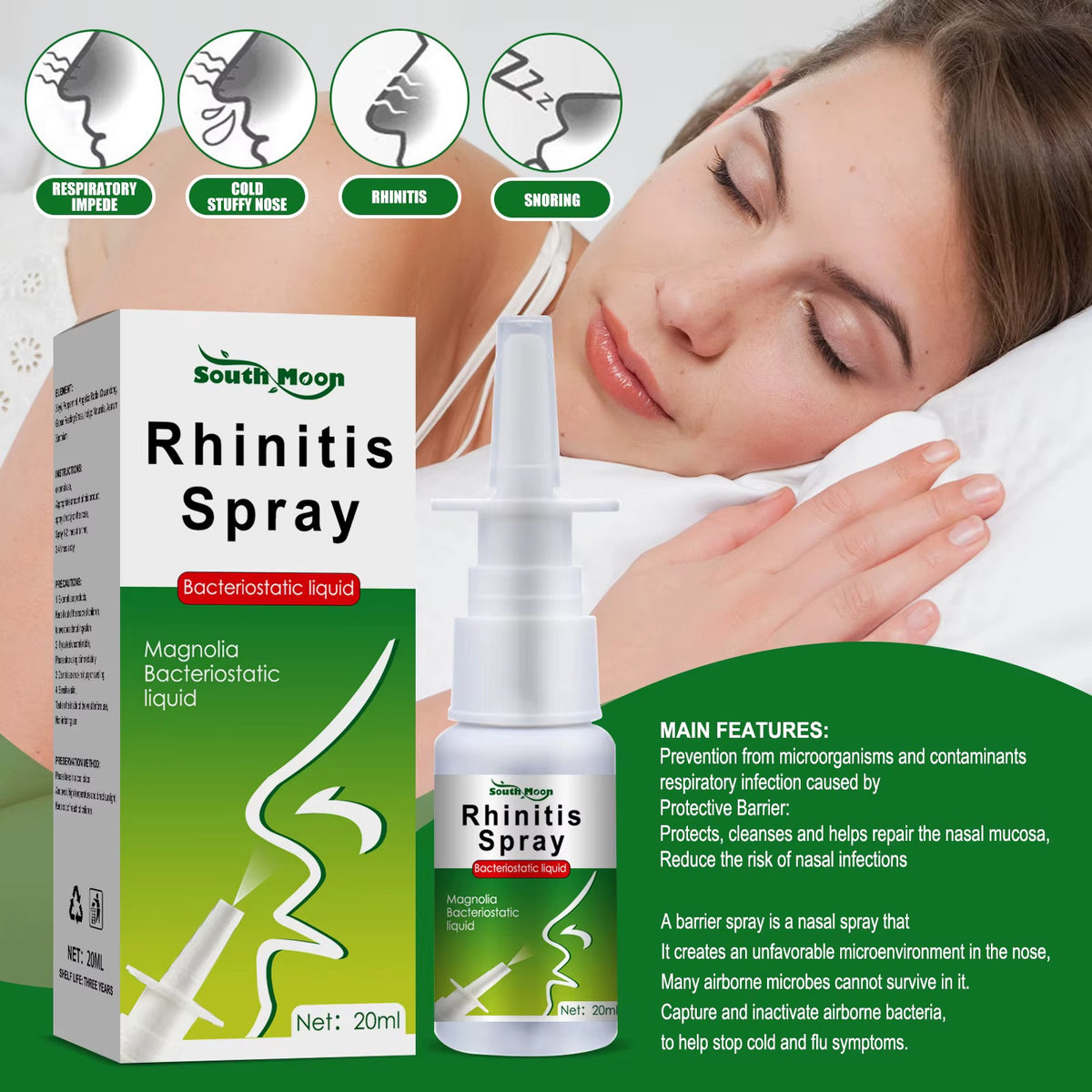 🌿 SPRAY NASAL POUR DEBOUCHER LE NEZ