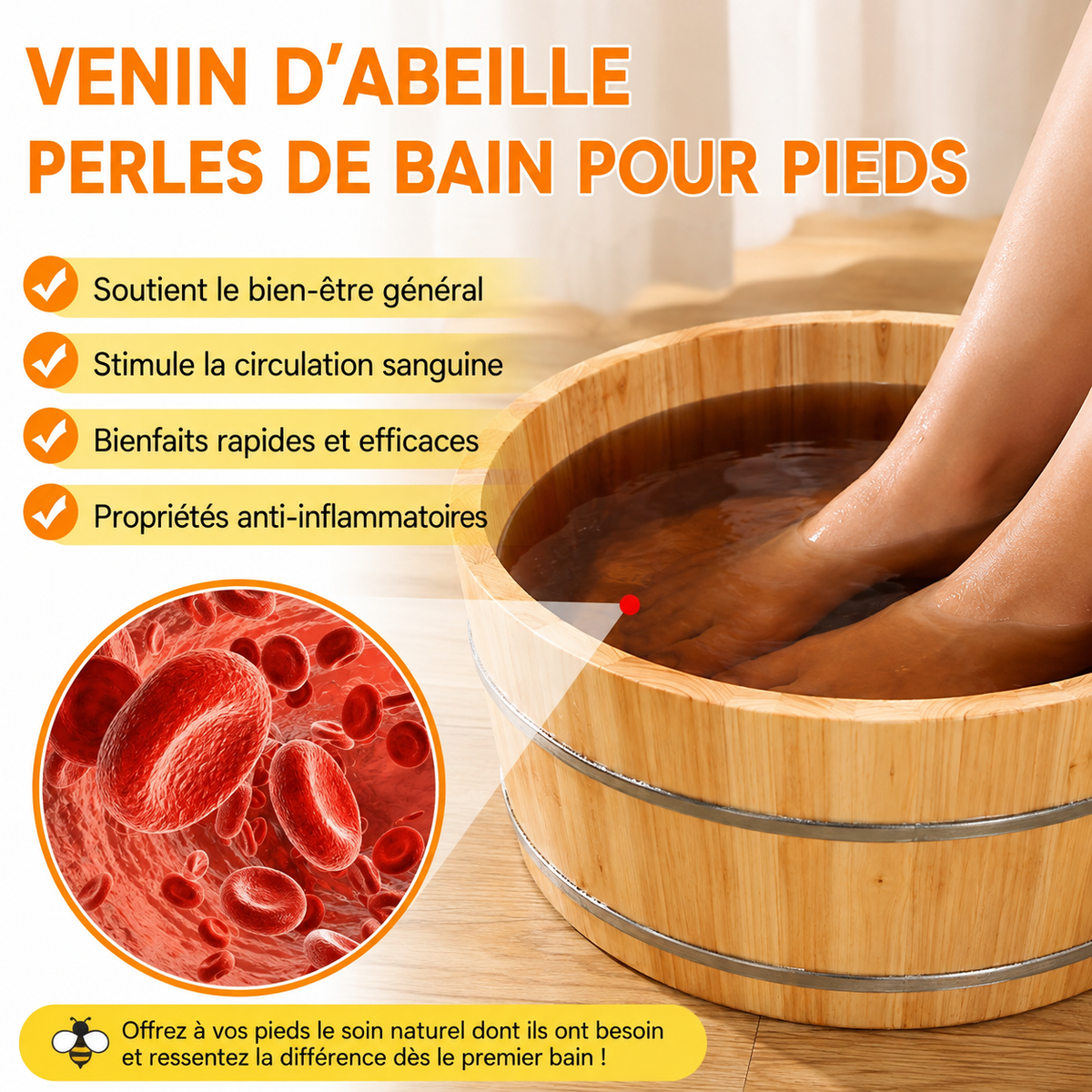 🦶 BEE VENOM DETOX FOOT SOAK