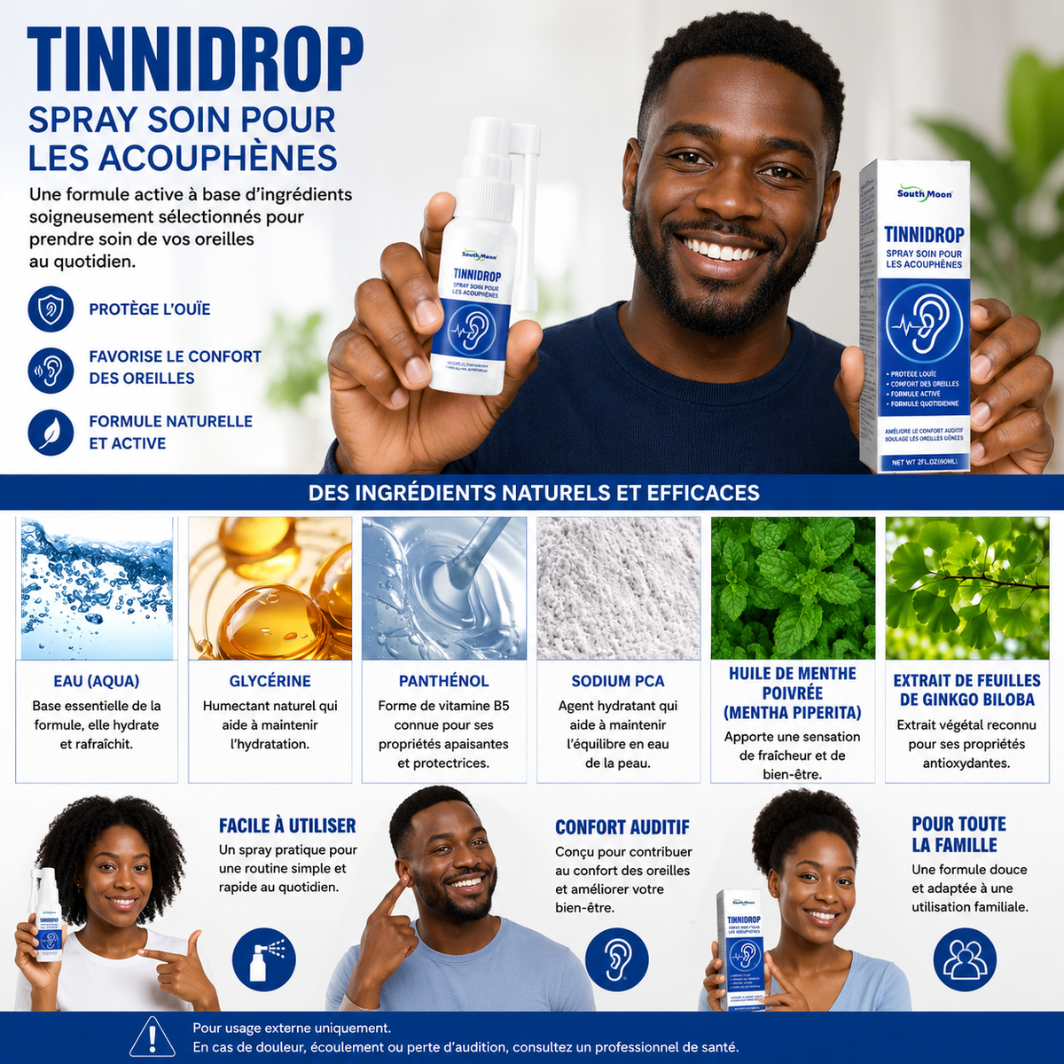 ⭐⭐⭐⭐⭐TINNIDROP — Spray de confort auditif