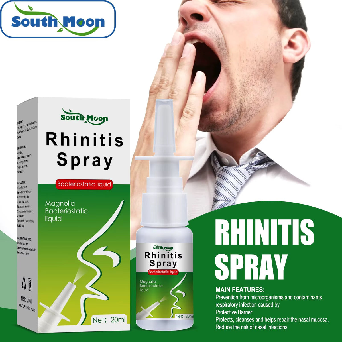 🌿 SPRAY NASAL POUR DEBOUCHER LE NEZ